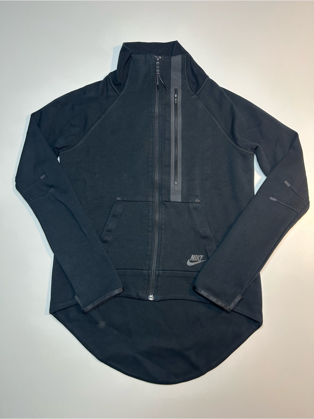 Nike Sportswear Tech Fleece Women's Moto Cape Full Zip Jacket Black